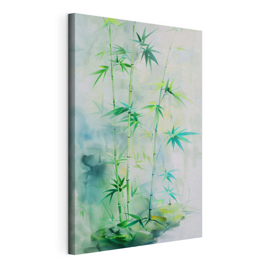 Painting of bamboo stems