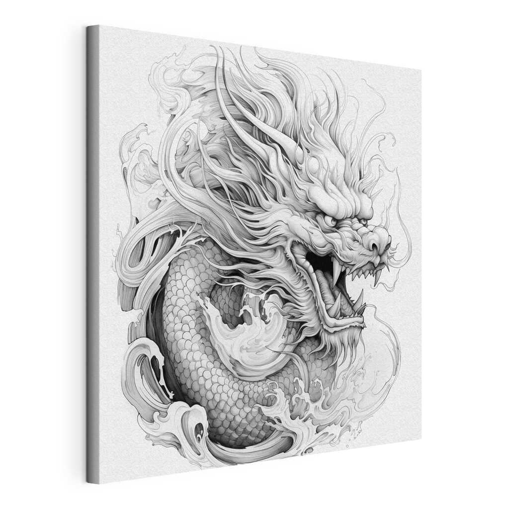 Dragon with a dragon head Dragon with a dragon head