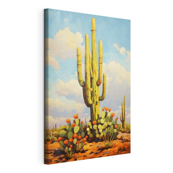 Quadri Dipinto raffigurante un cactus (COD: s39824) Quadri Quadri Dipinto raffigurante un cactus (COD: s39824)