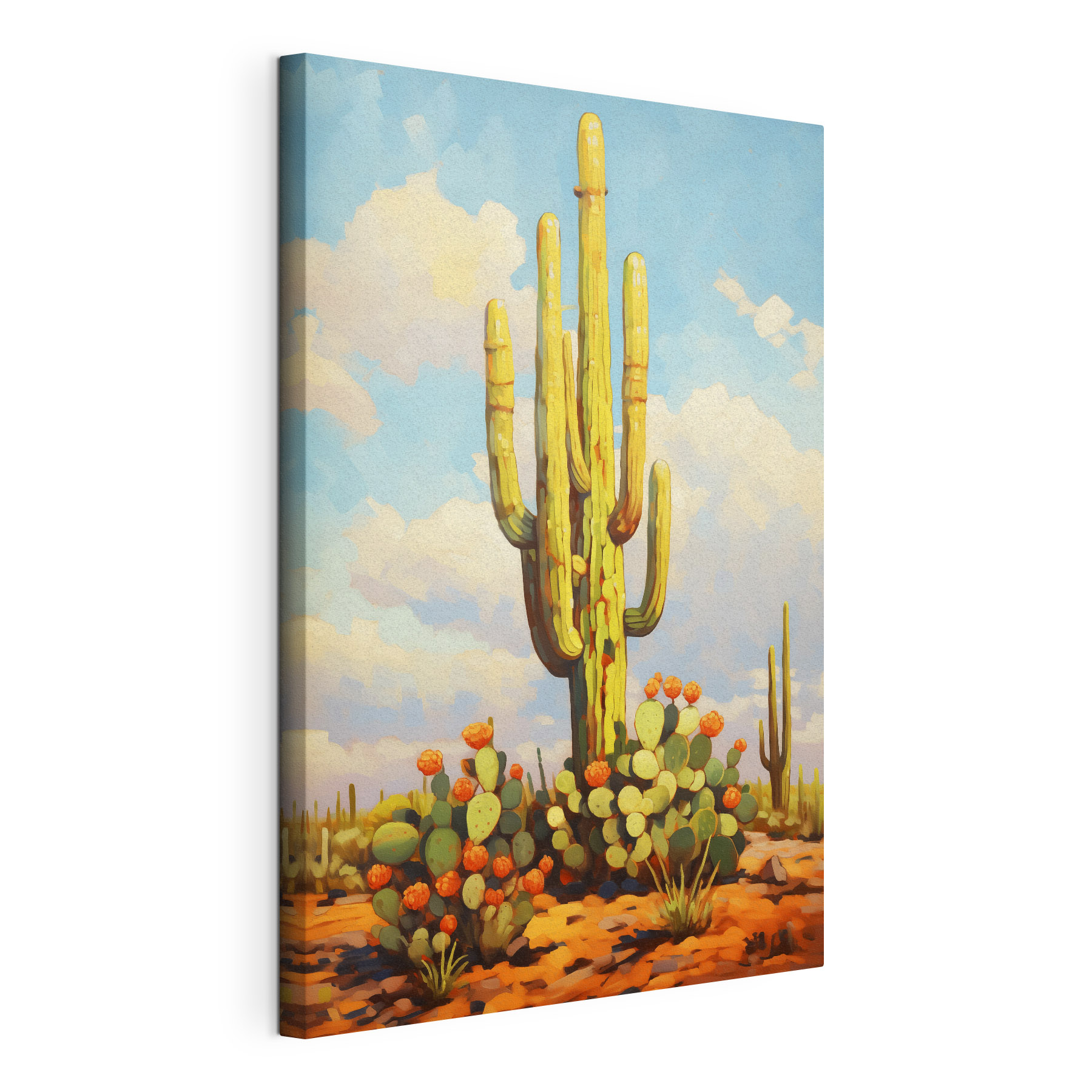 Painting of a cactus Painting of a cactus