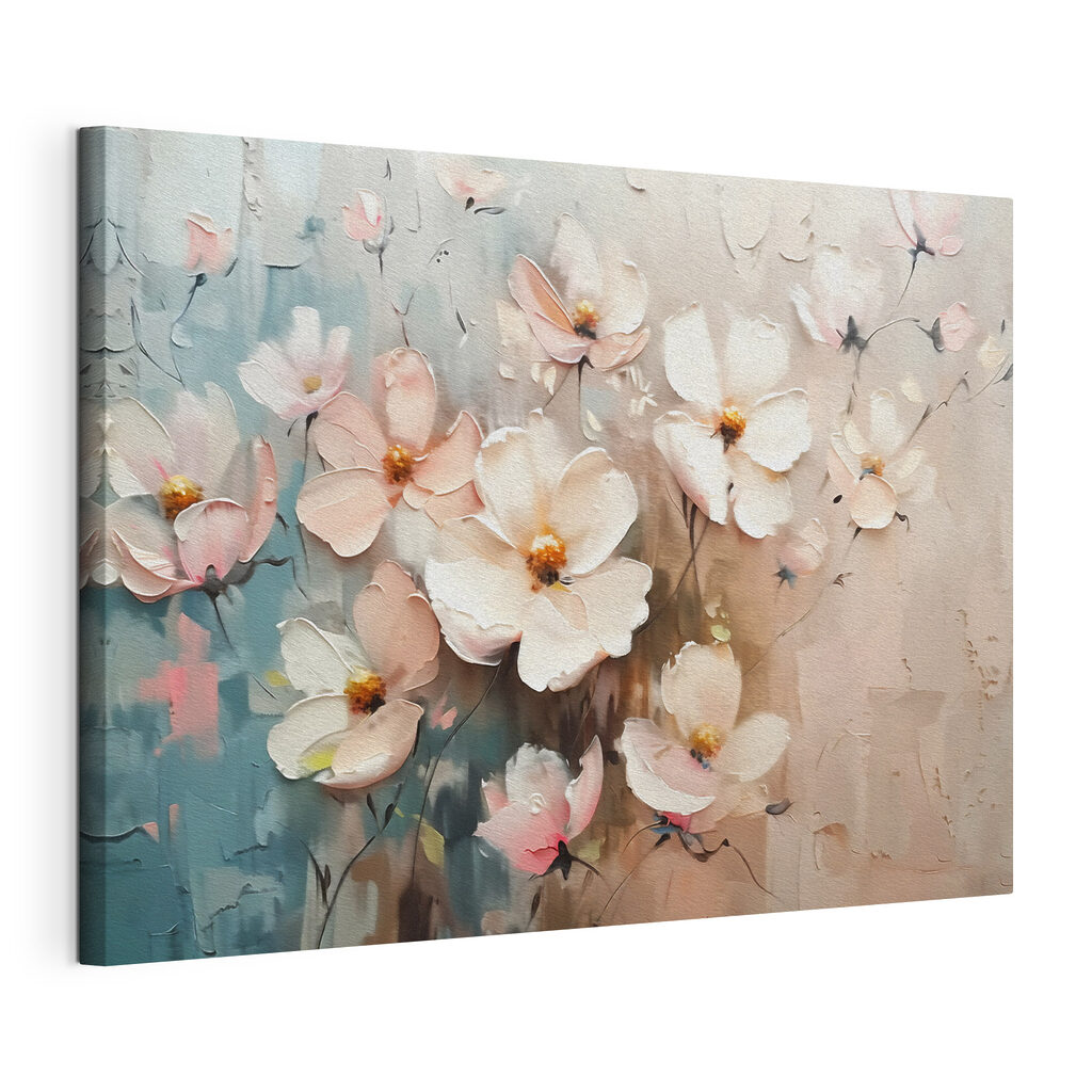 Delicate blooms in soft pastels