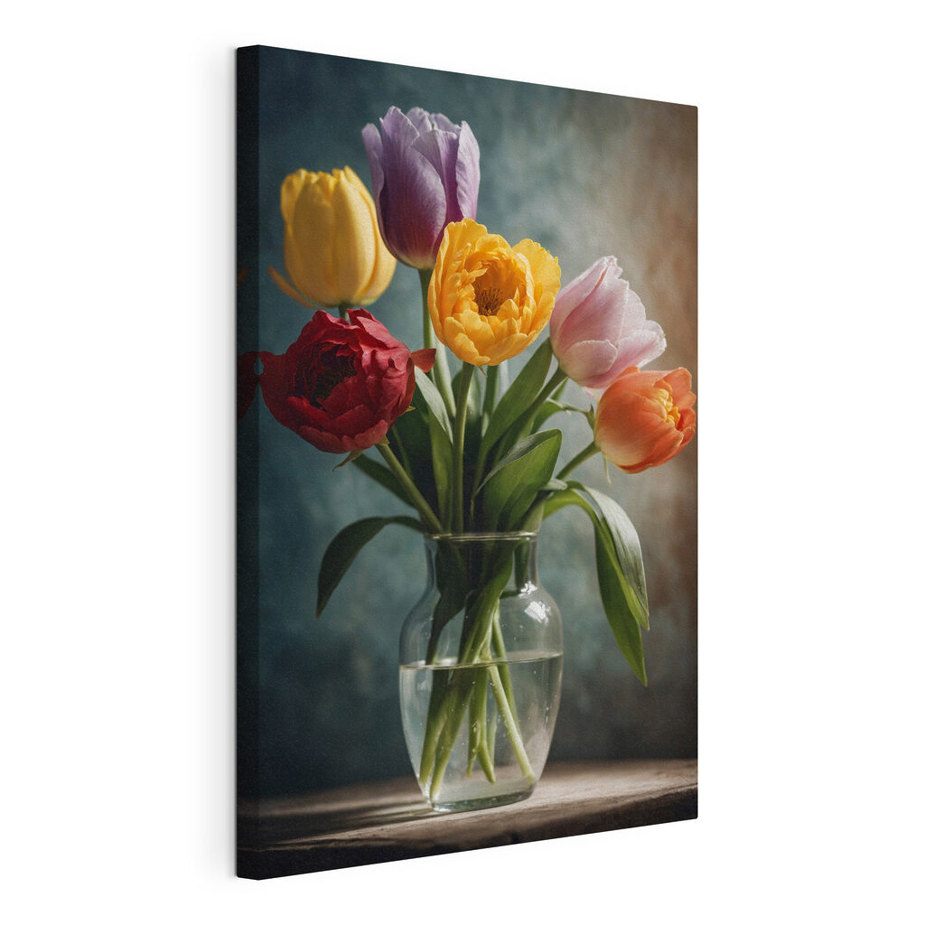 Vase of flowers with water