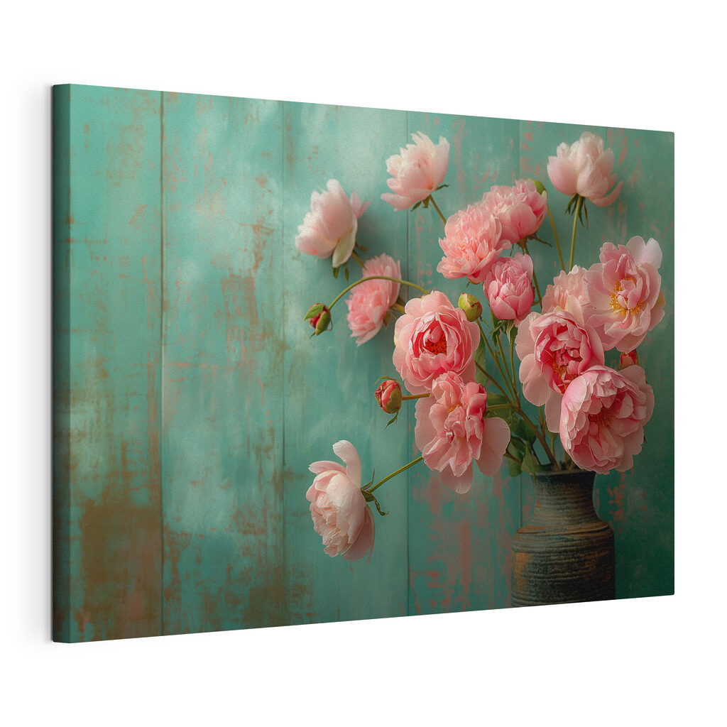 Vase of pink flowers Vase of pink flowers