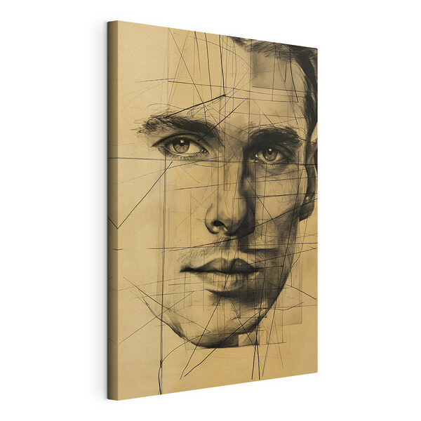 Quadri Disegno del volto di un uomo (COD: s39966) Quadri Quadri Disegno del volto di un uomo (COD: s39966)
