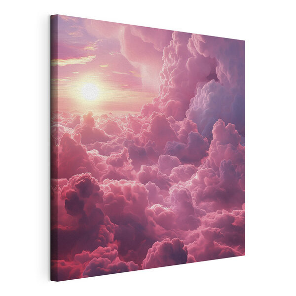 Quadri Quadri Nuvole rosa e il sole (COD: s39971)