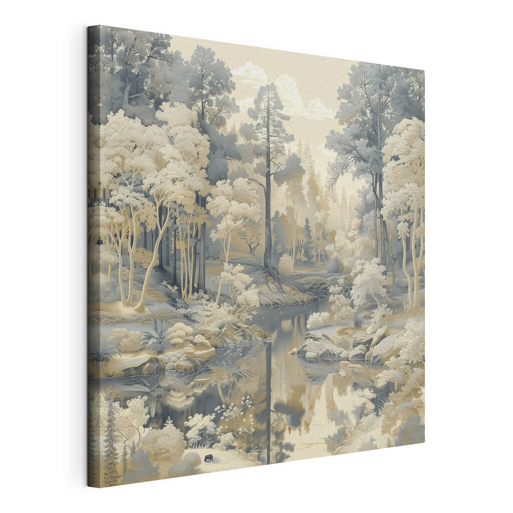 River running through a forest River running through a forest