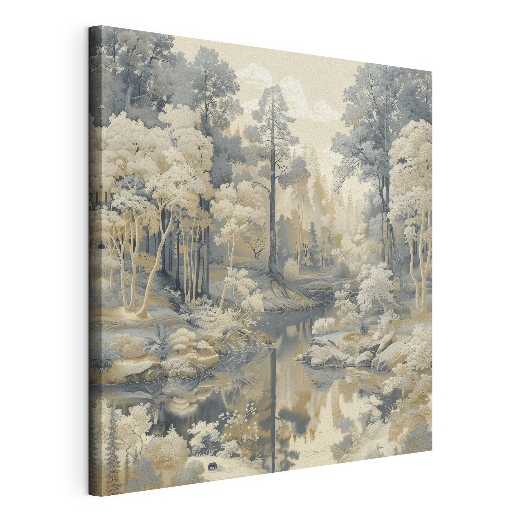 River running through a forest River running through a forest