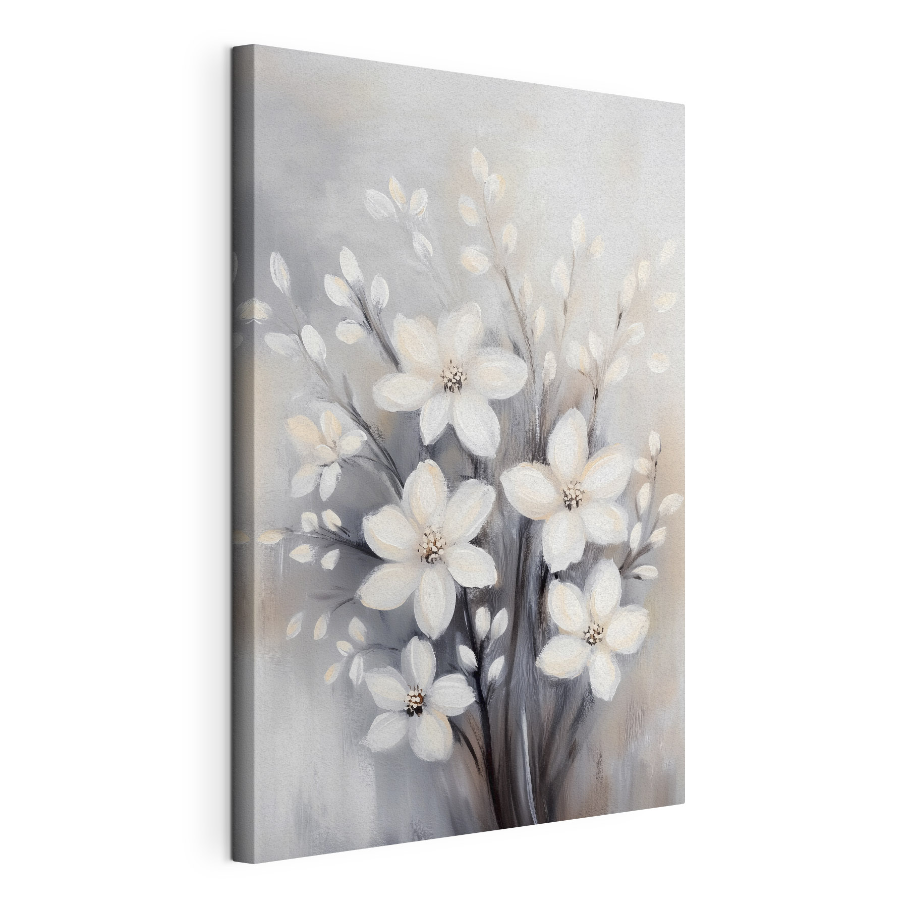 Painting of white flowers