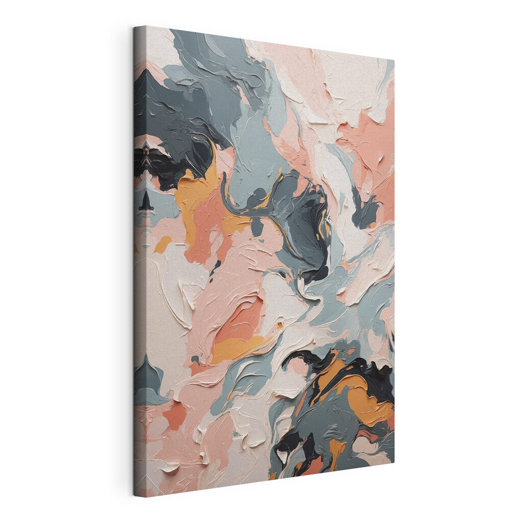 Colorful abstract swirls of paint Colorful abstract swirls of paint