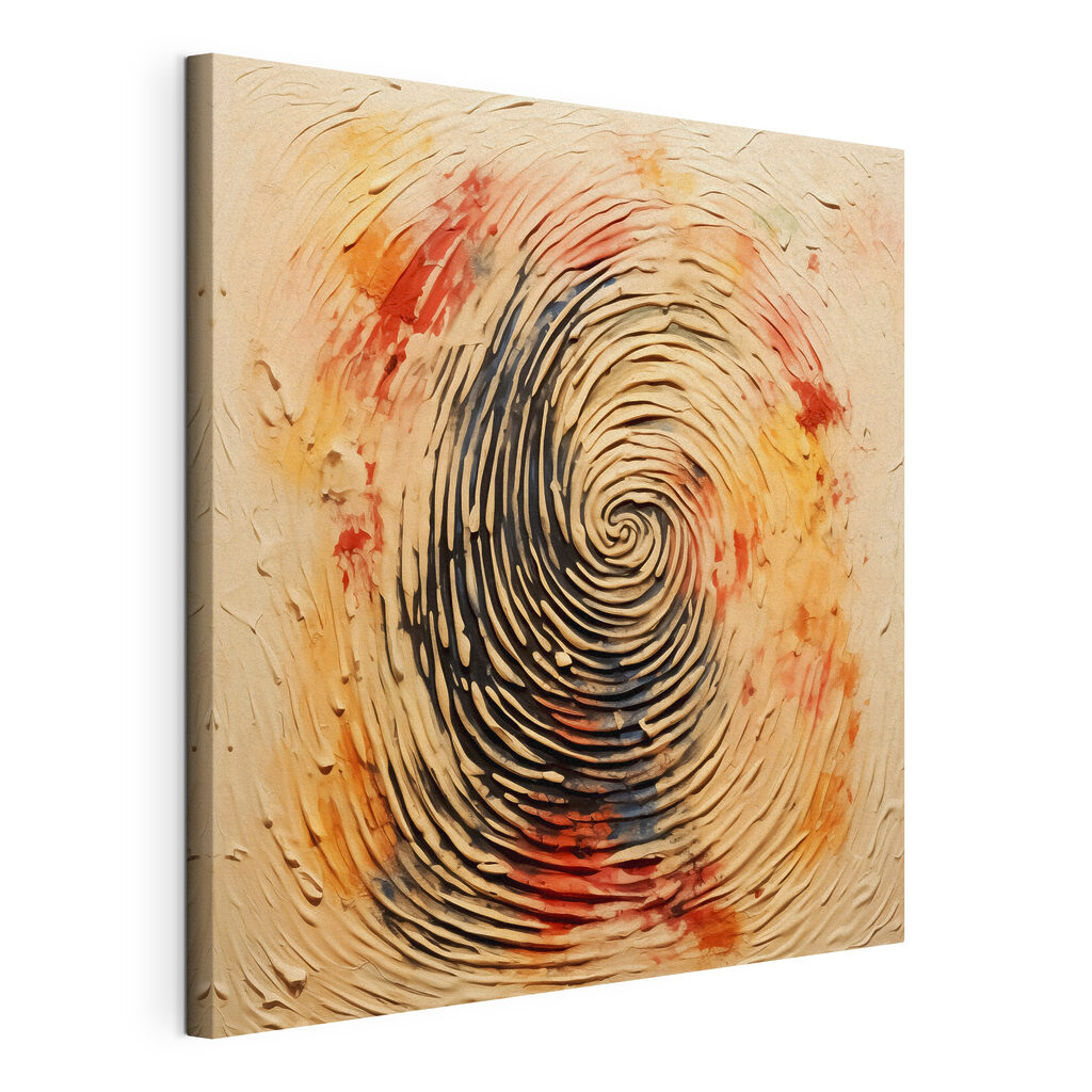 Painting of a spiral Painting of a spiral