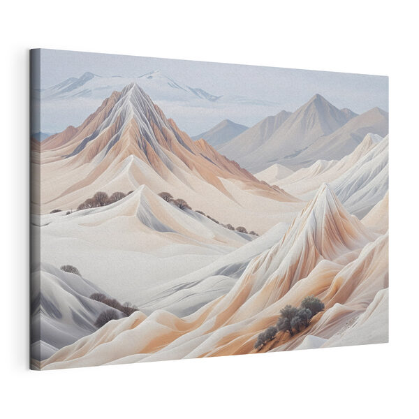 Quadri Quadri Paesaggio desertico con montagne e alberi (COD: s40173)