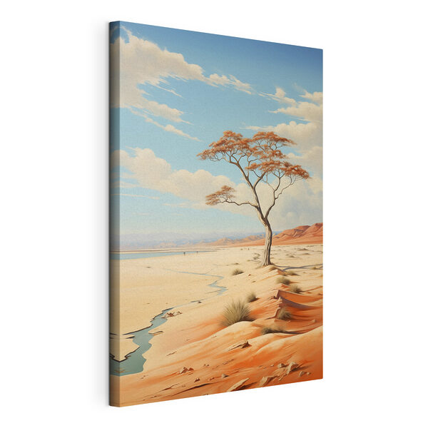 Un albero nel deserto Quadri Un albero nel deserto