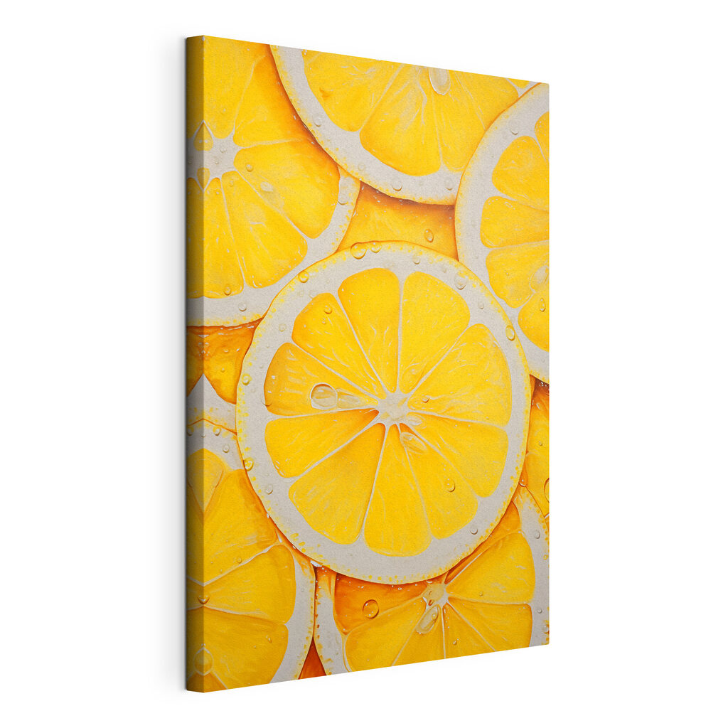 Group of lemons with water drops Group of lemons with water drops