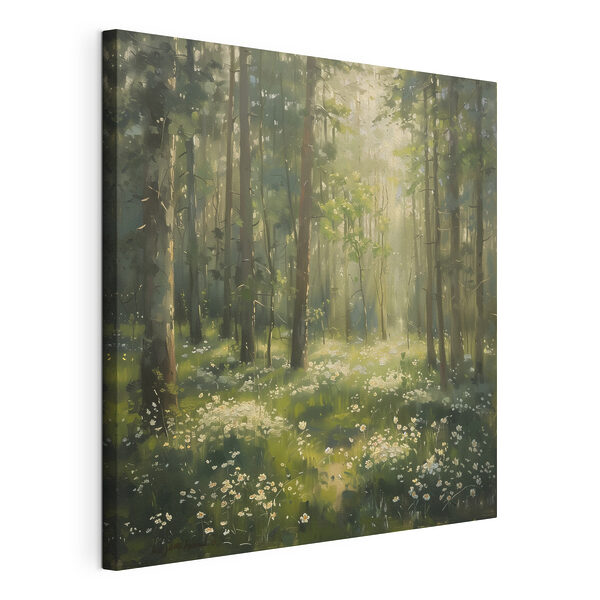 Quadri Bosco con alberi e fiori (COD: s40226) Quadri Quadri Bosco con alberi e fiori (COD: s40226)