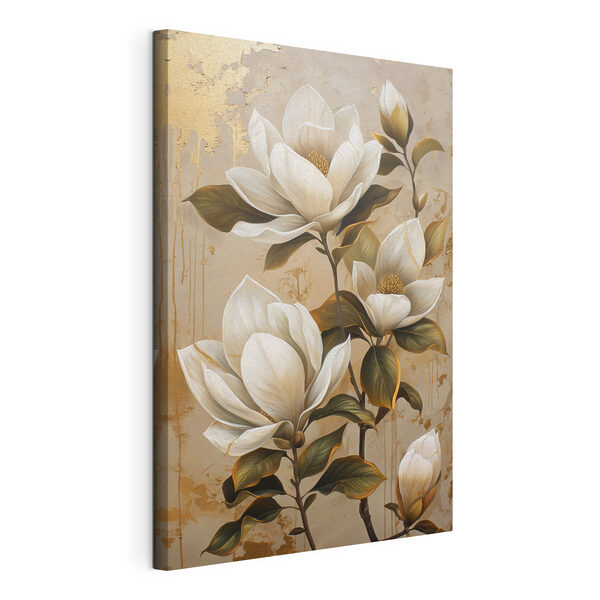 Quadri Dipinto di fiori bianchi