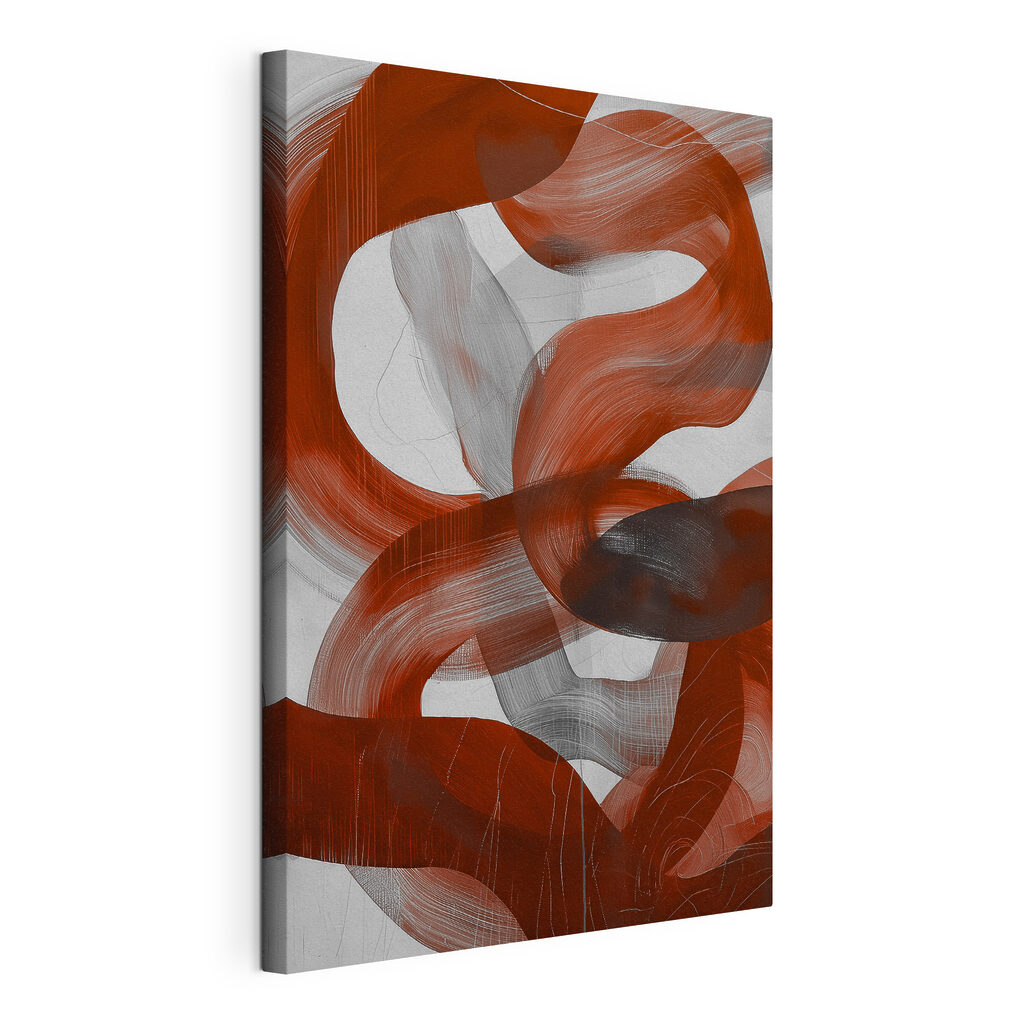 Red and white swirls Red and white swirls