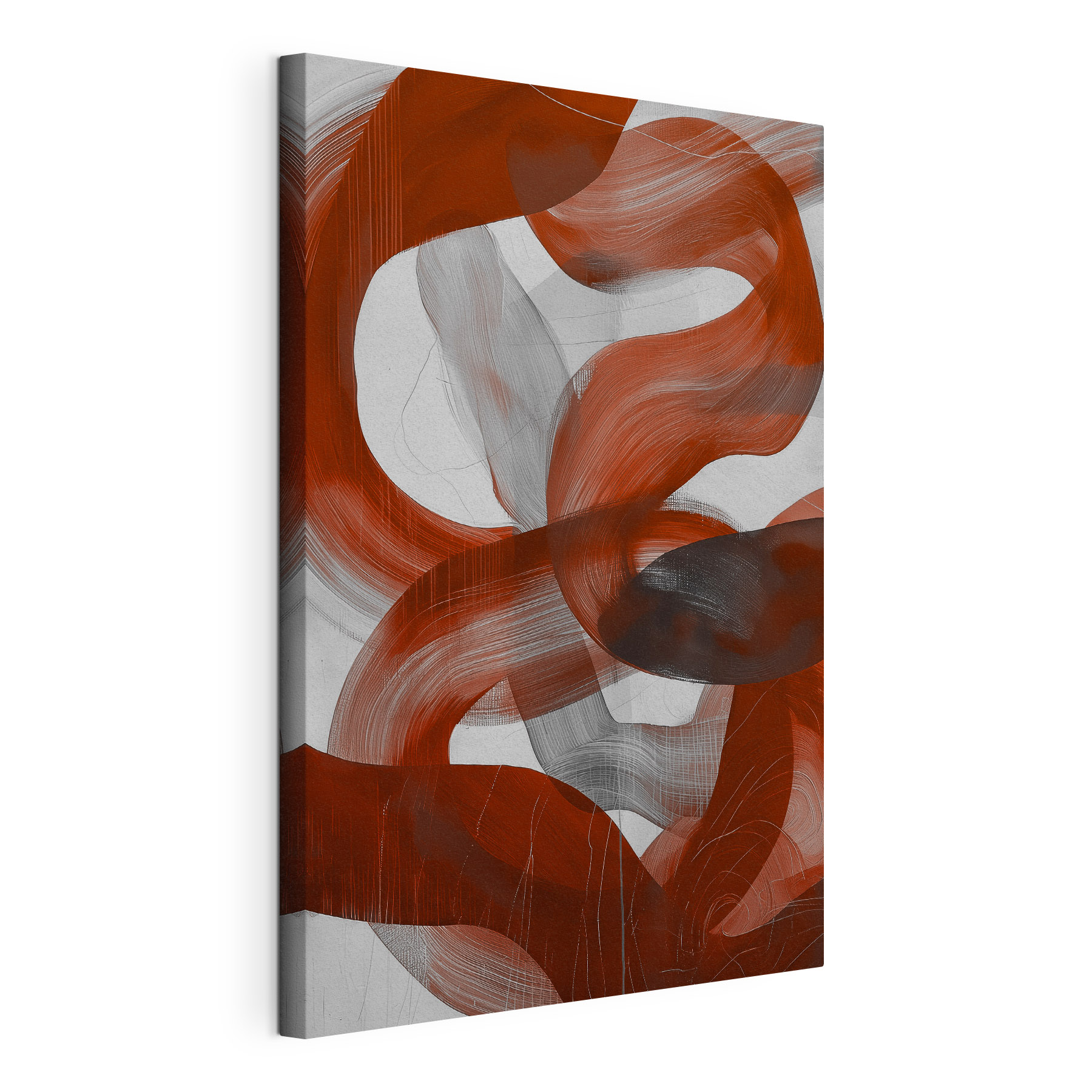 Red and white swirls Red and white swirls