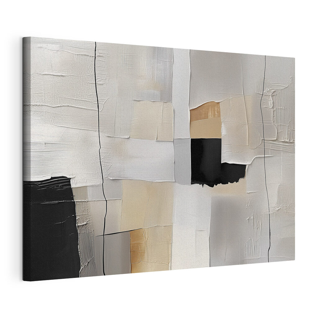 Abstract composition in soft hues