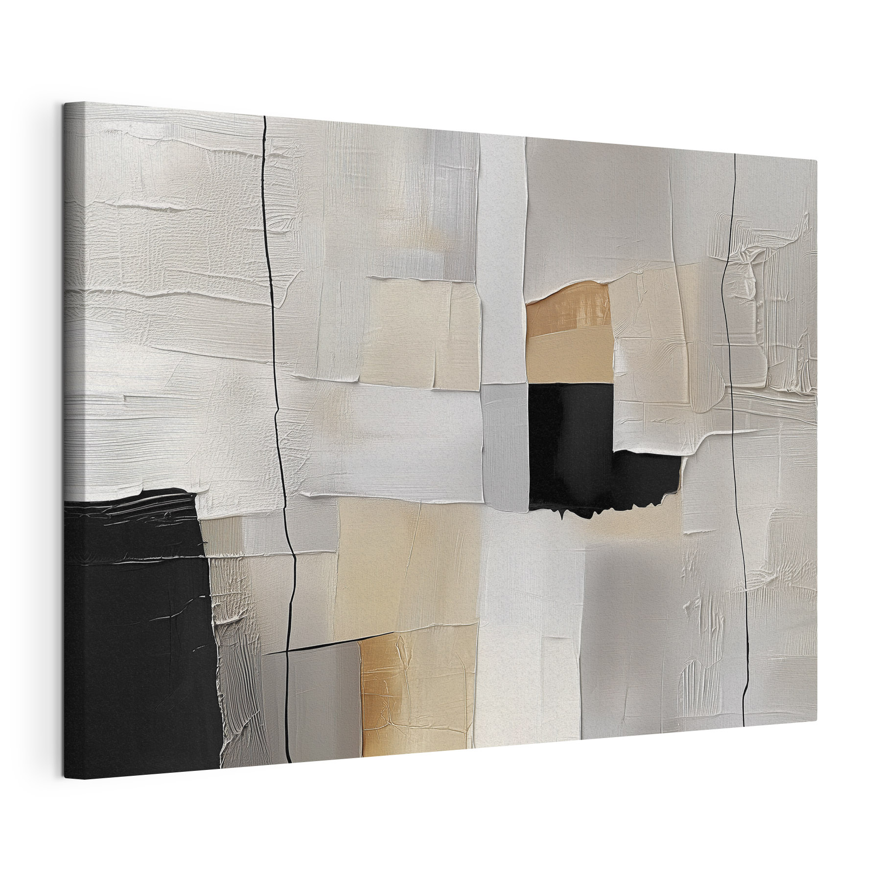 Abstract composition in soft hues