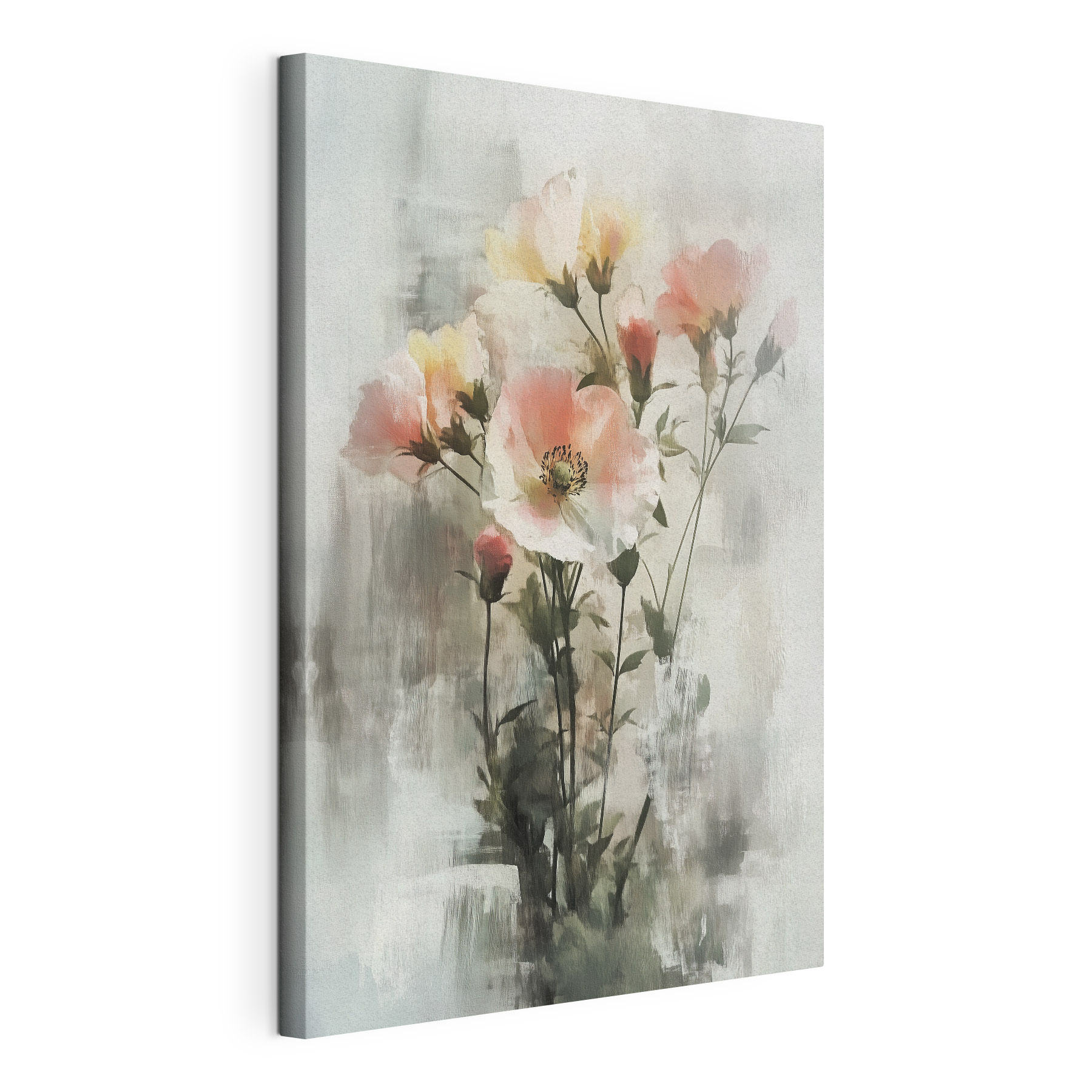 Delicate blooms in soft pastel hues Delicate blooms in soft pastel hues