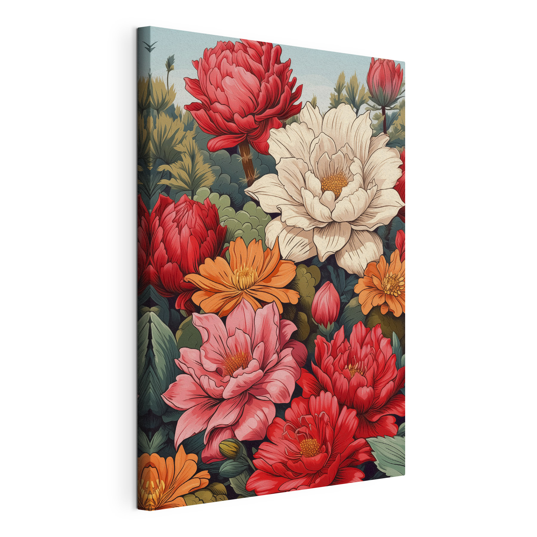 Vibrant blooms in full bloom Vibrant blooms in full bloom