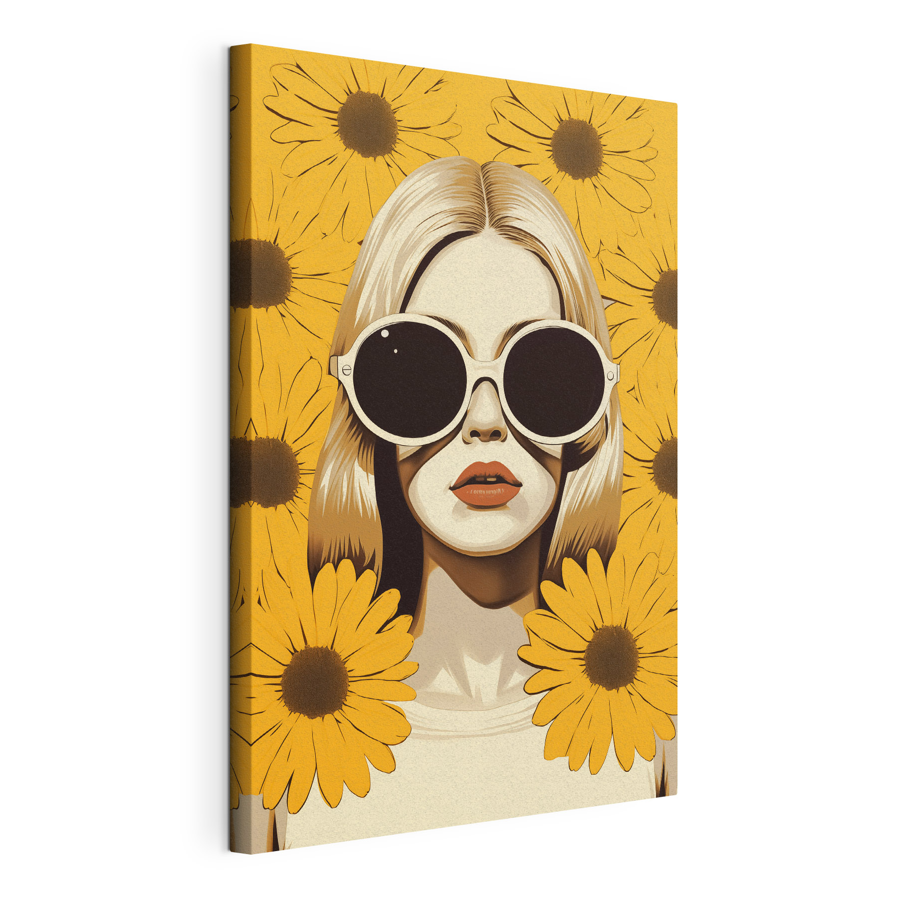 Woman wearing sunglasses and a face mask Woman wearing sunglasses and a face mask