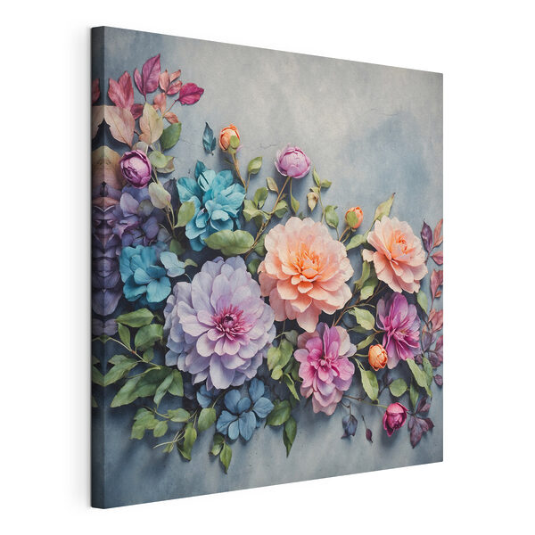Quadri Quadri Mazzo di fiori colorati (COD: s40346)
