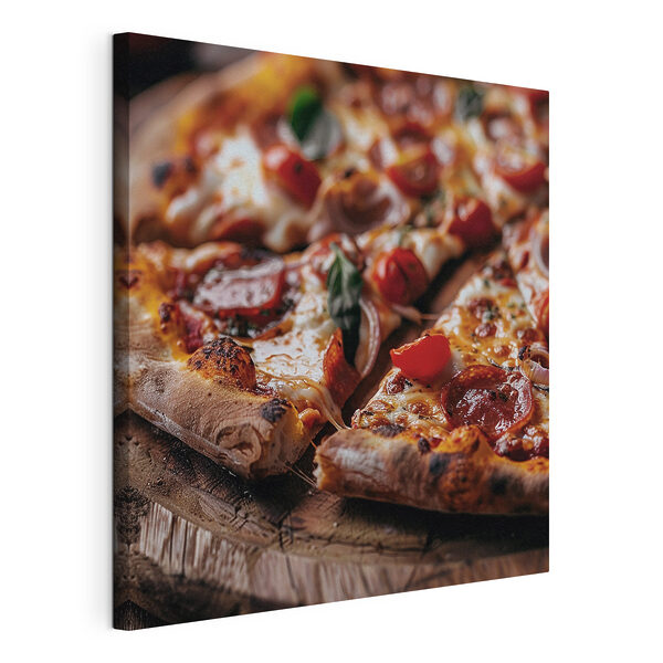 Quadri Pizza con pomodoro e formaggio