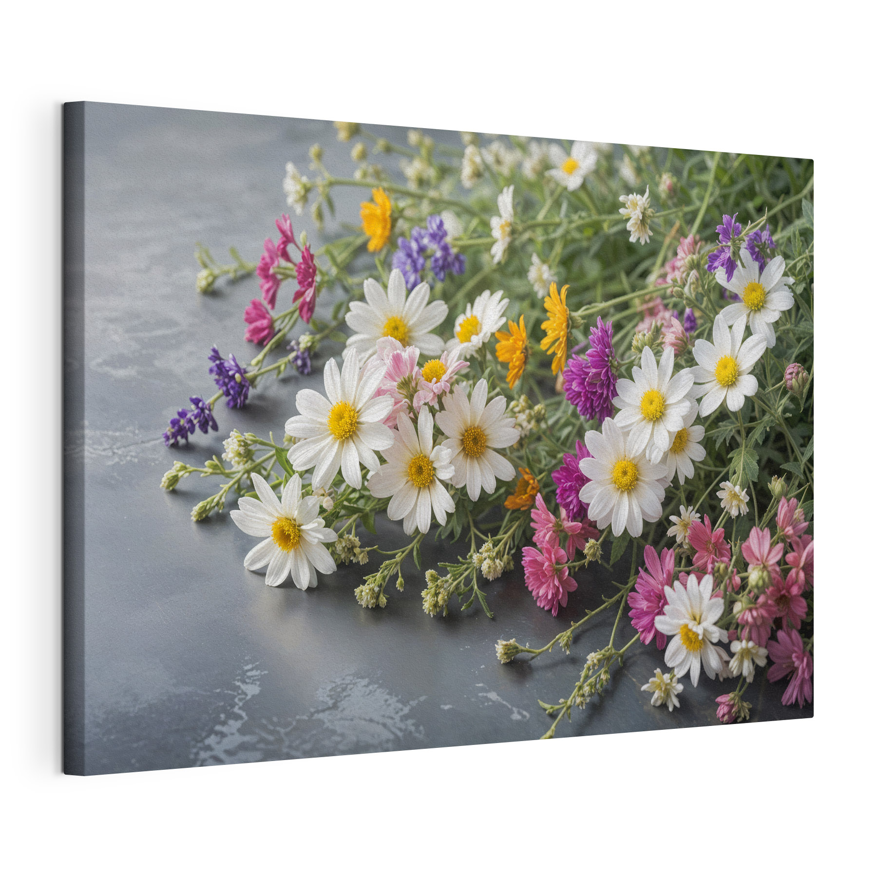Group of colorful flowers