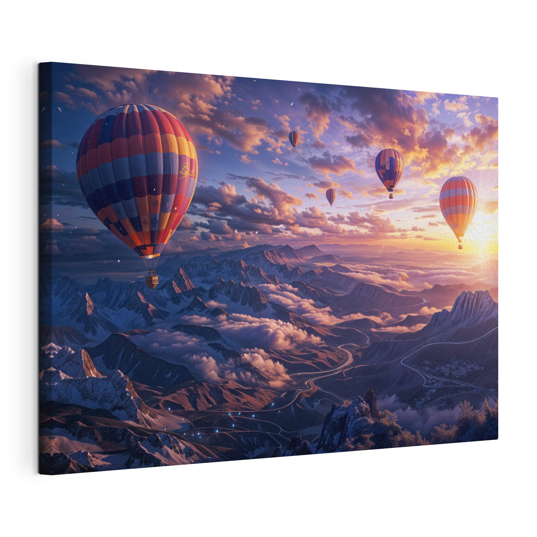 Hot air balloons in the sky Hot air balloons in the sky