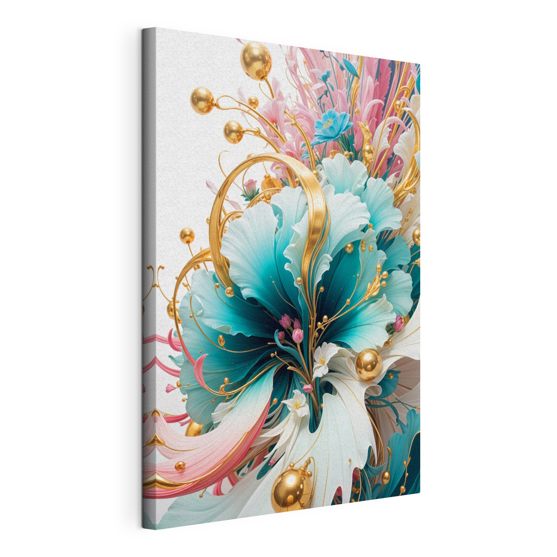 Colorful floral fantasy in vibrant display Colorful floral fantasy in vibrant display