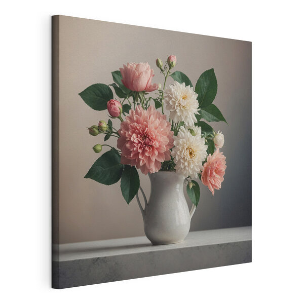 Quadri Quadri Vaso di fiori su un tavolo (COD: s40472)