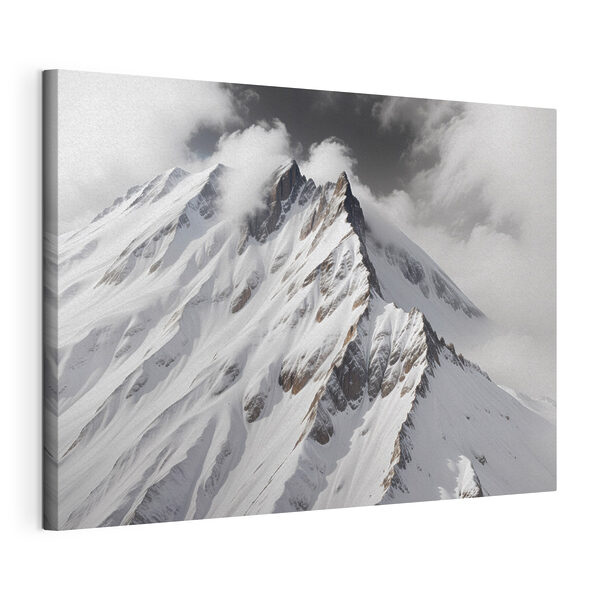 Quadri Montagna con neve e nuvole (COD: s40553) Quadri Quadri Montagna con neve e nuvole (COD: s40553)