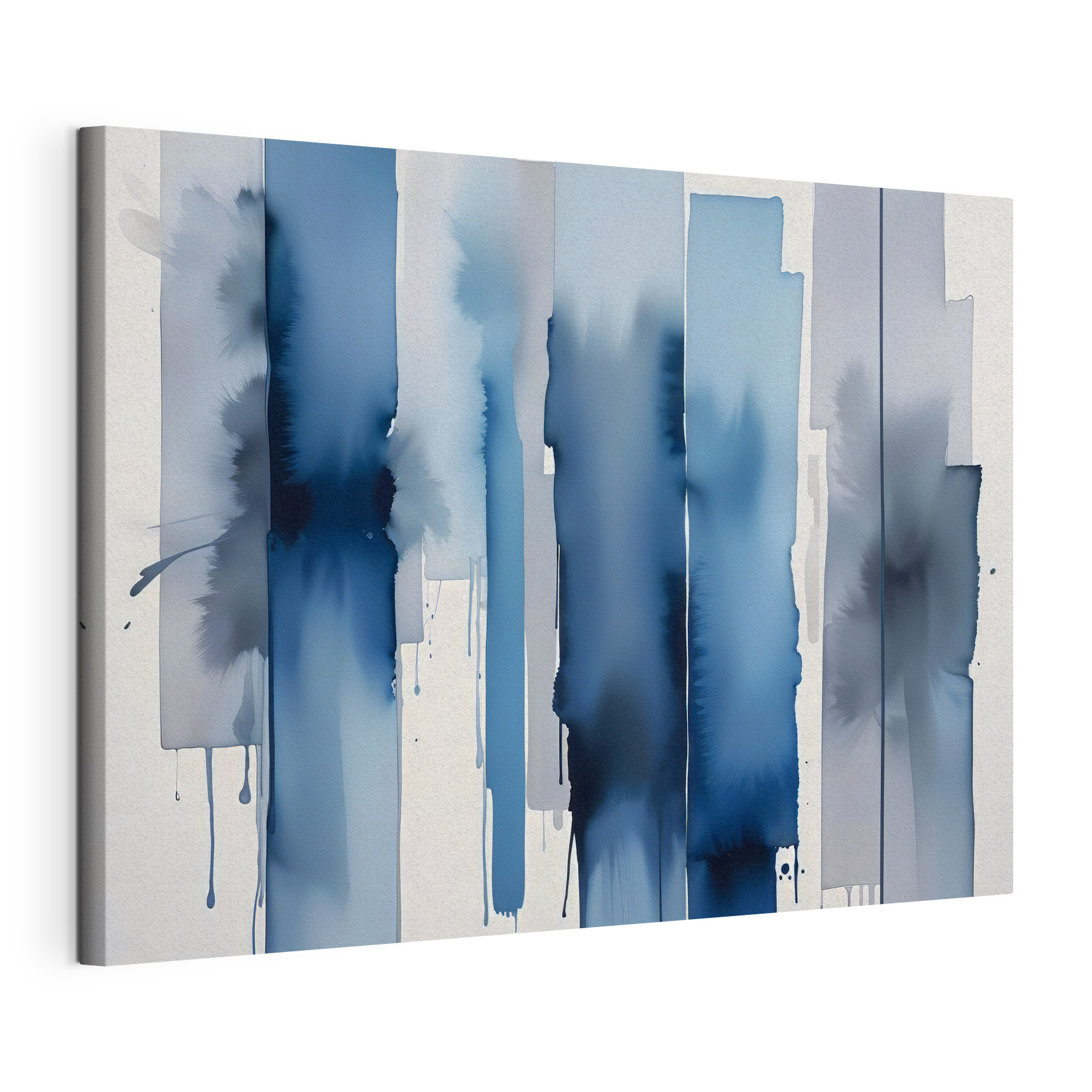 Blue and white striped background Blue and white striped background