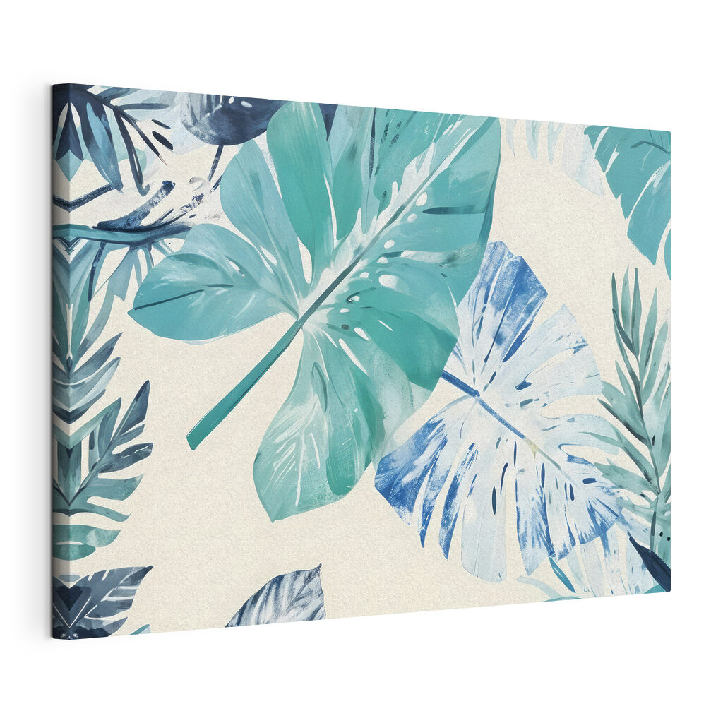 Tropical leaves in vibrant colors Tropical leaves in vibrant colors