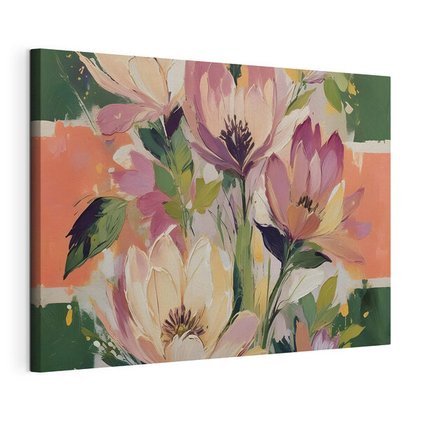 Dipinto di fiori su tela Quadri Dipinto di fiori su tela