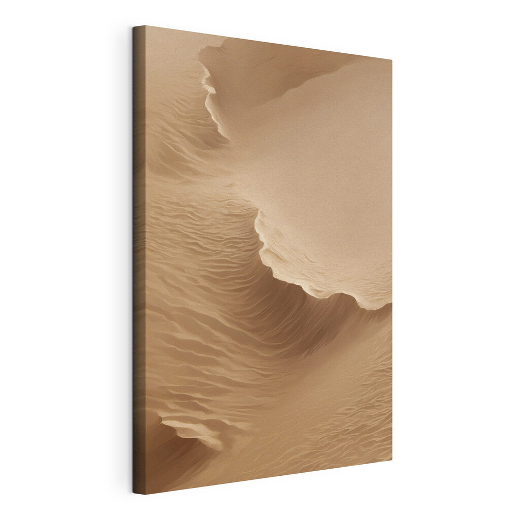 Sand dune with waves Sand dune with waves