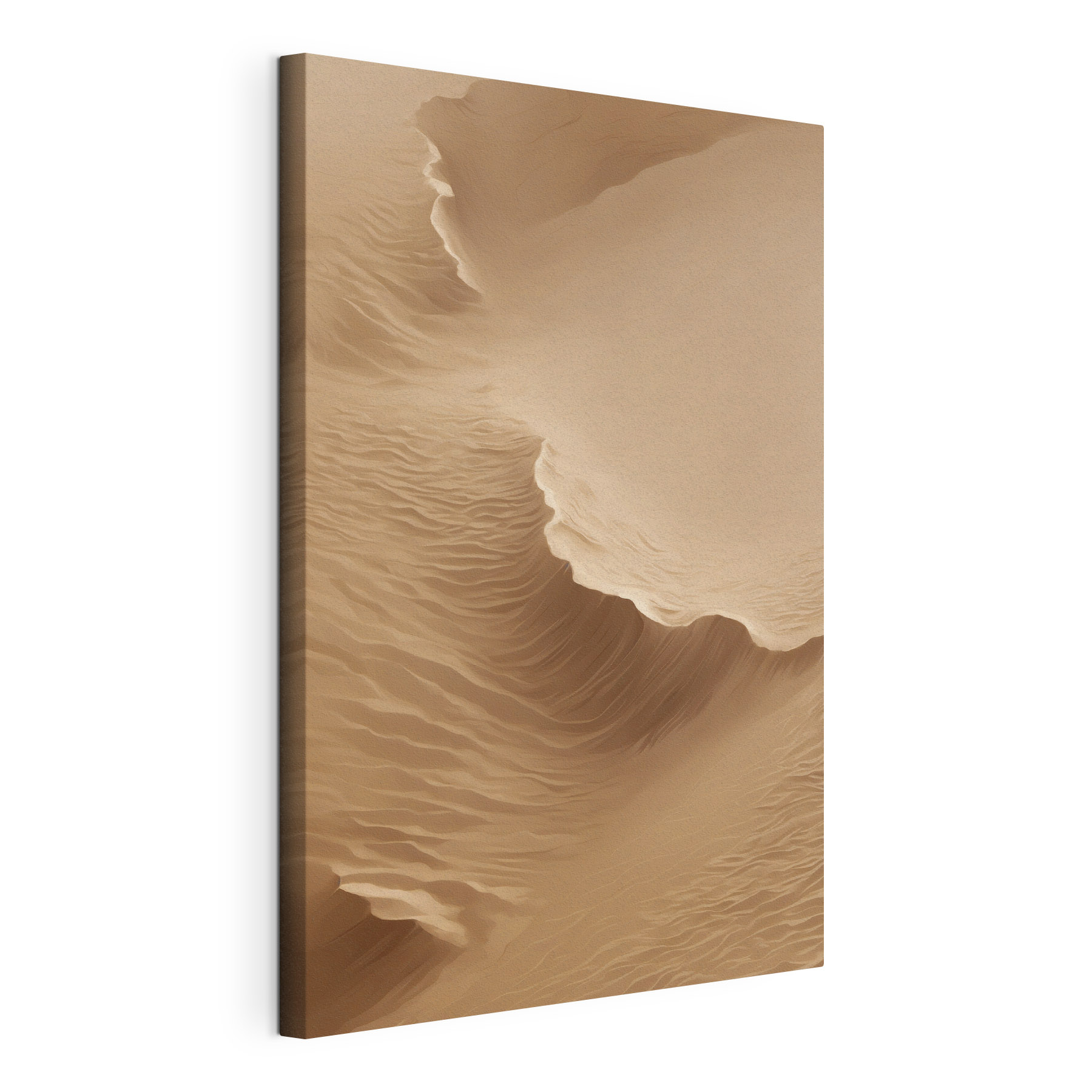 Sand dune with waves Sand dune with waves