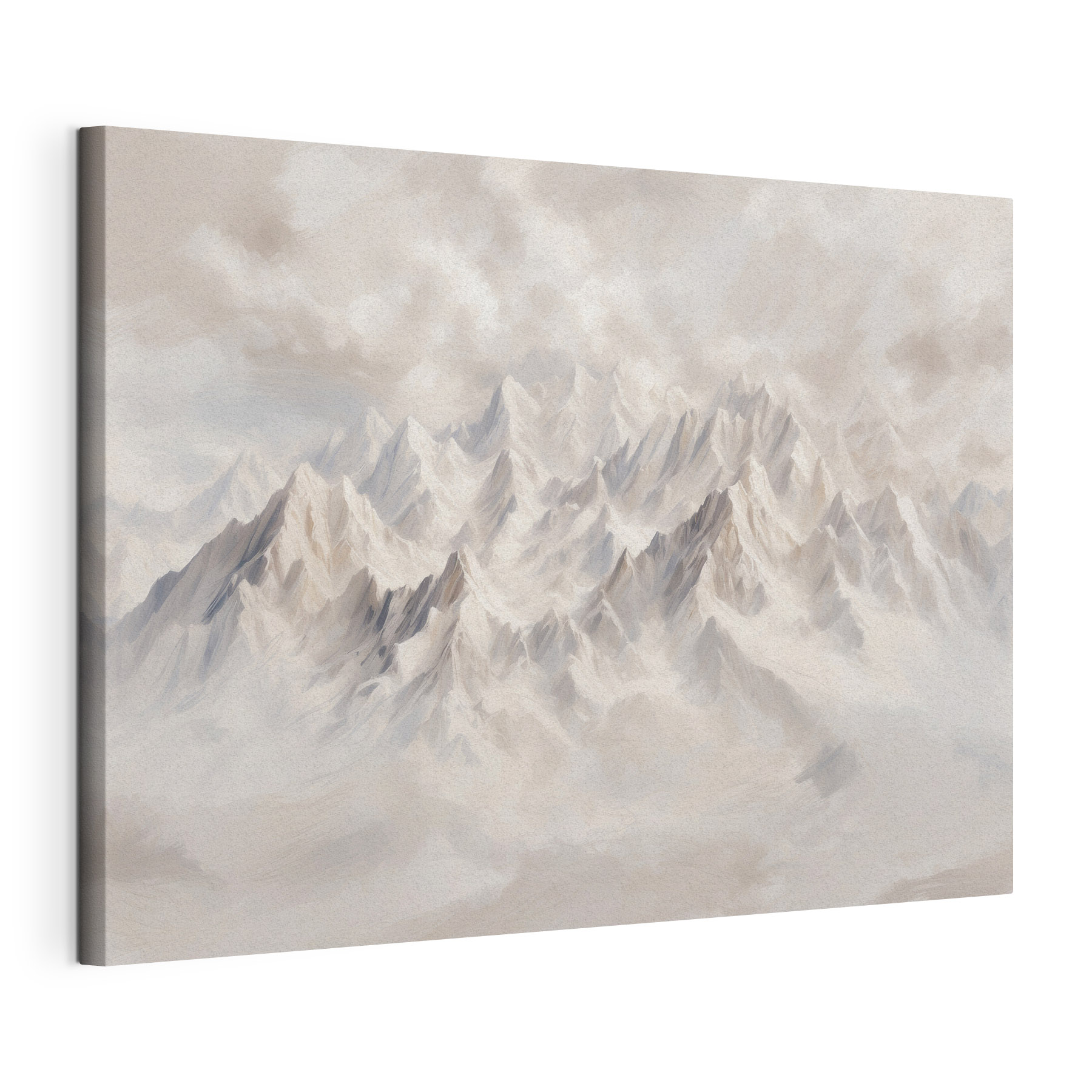 Mountain range with clouds Mountain range with clouds