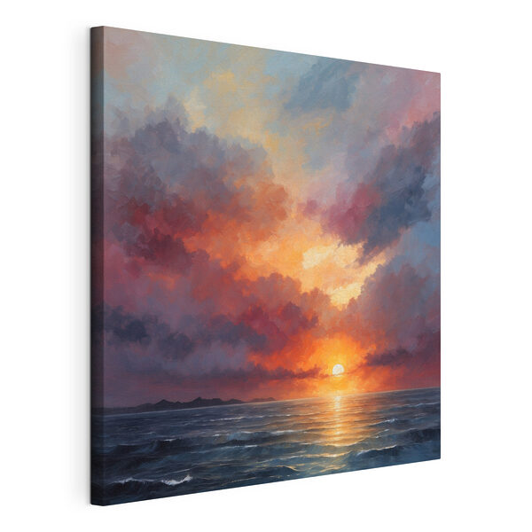 Quadri Tramonto sull'oceano (COD: s40631) Quadri Quadri Tramonto sull'oceano (COD: s40631)