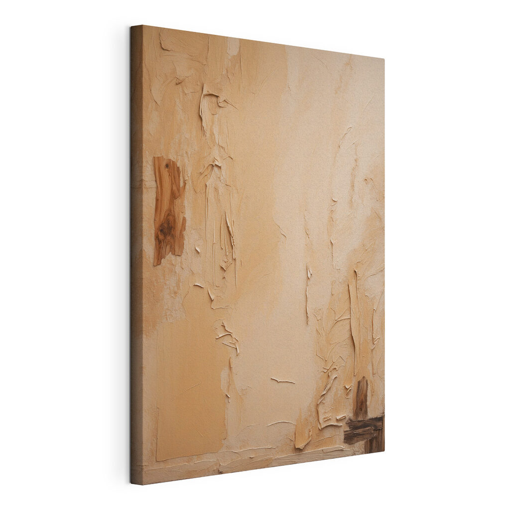 Natural tones and soft textures blend