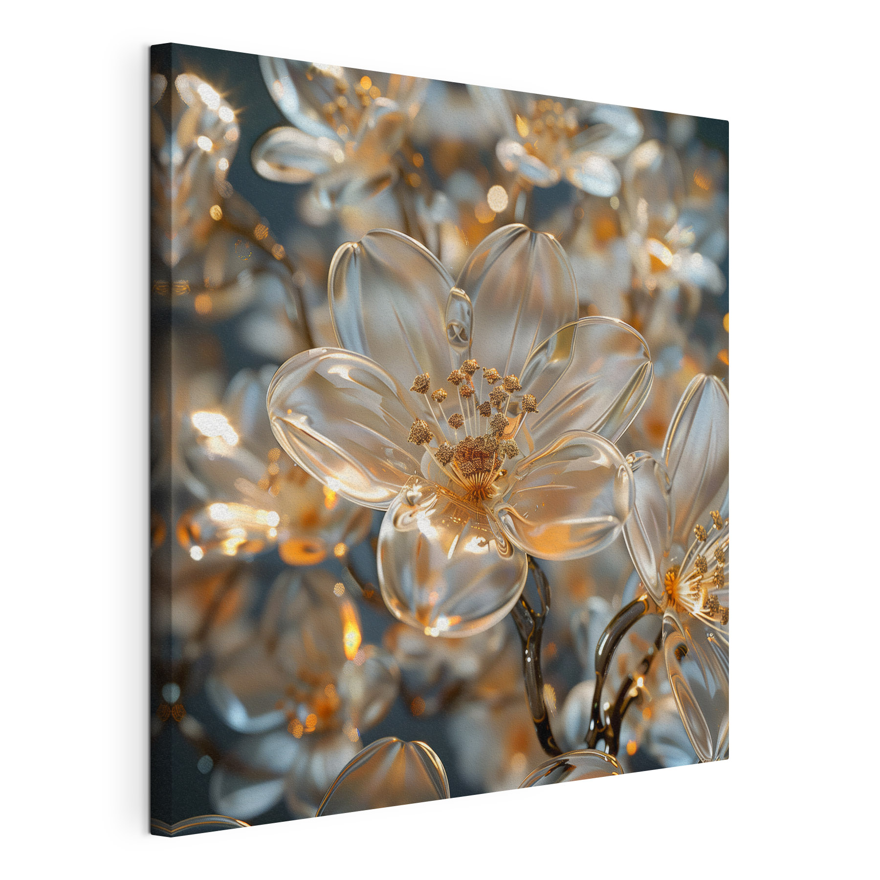 Delicate blossoms in soft hues