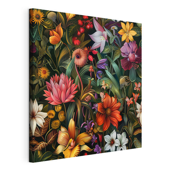 Quadri Motivo floreale colorato con tanti fiori (COD: s40667) Quadri Quadri Motivo floreale colorato con tanti fiori (COD: s40667)