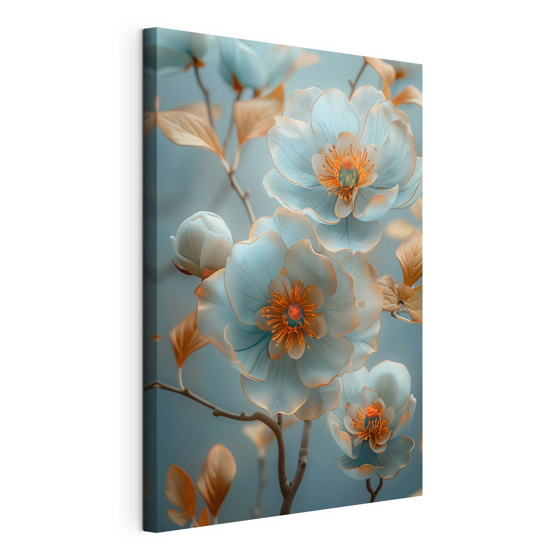 Delicate blossoms in soft hues