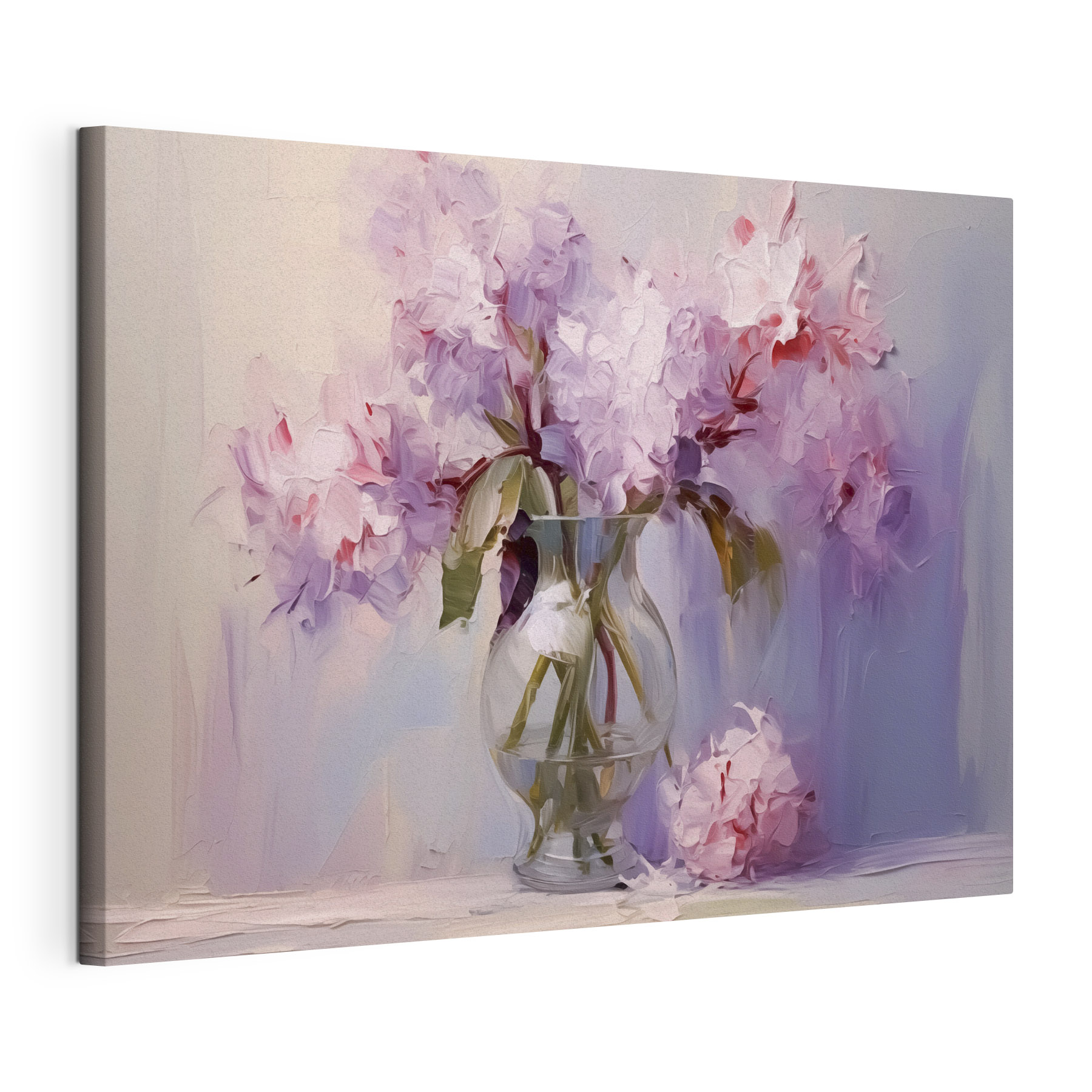 Painting of flowers in a vase