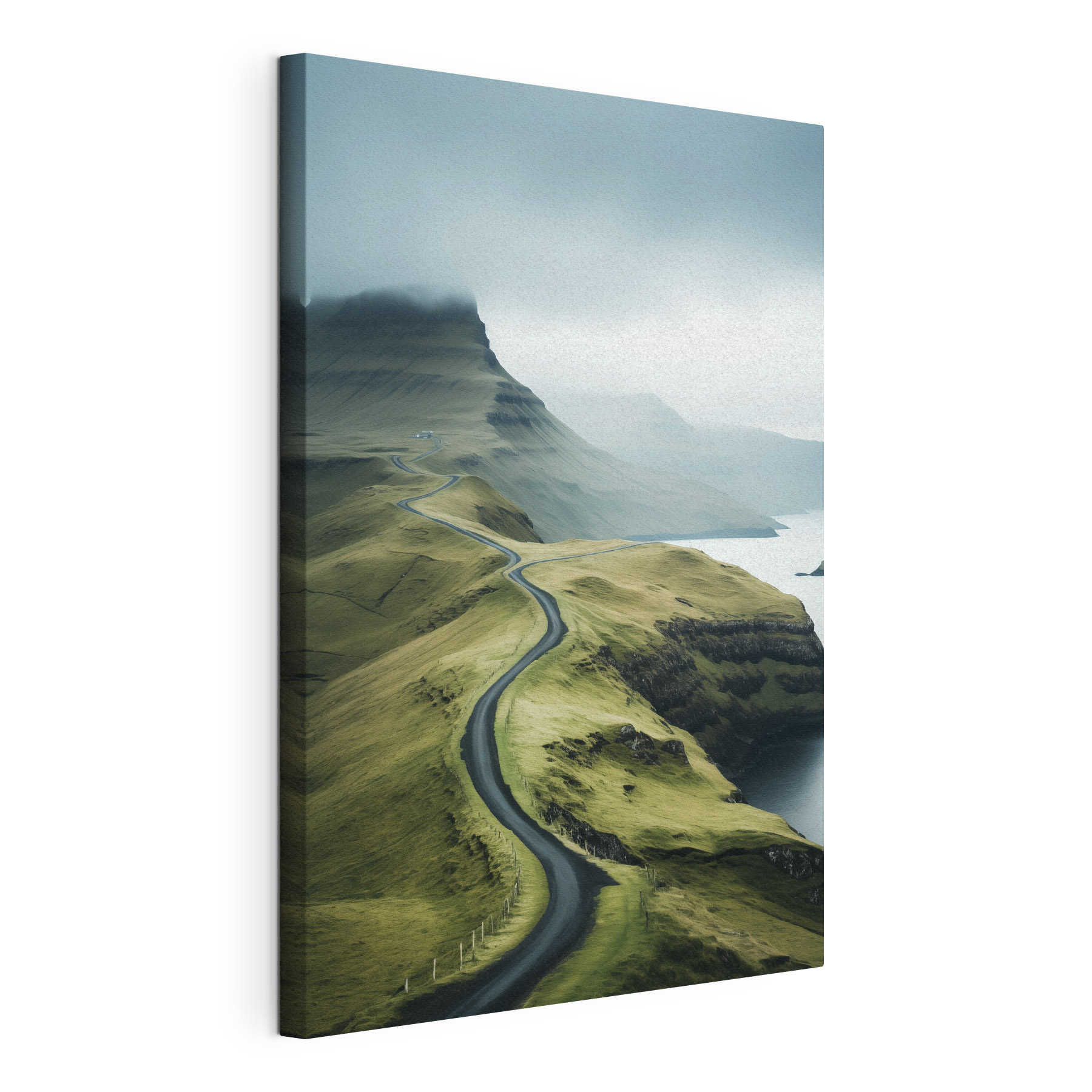 Road going through a mountain