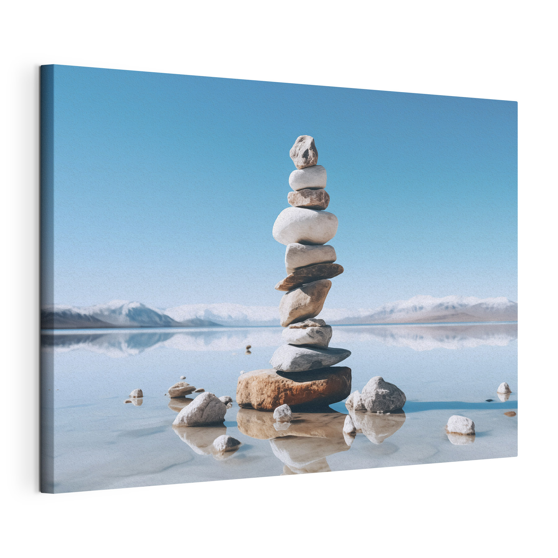 Stack of rocks in water Stack of rocks in water