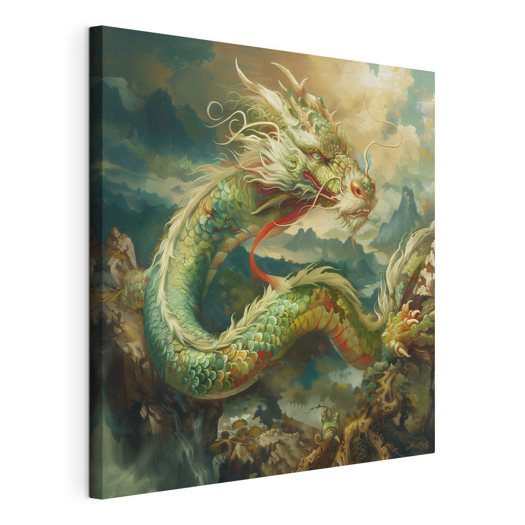 Painting of a dragon