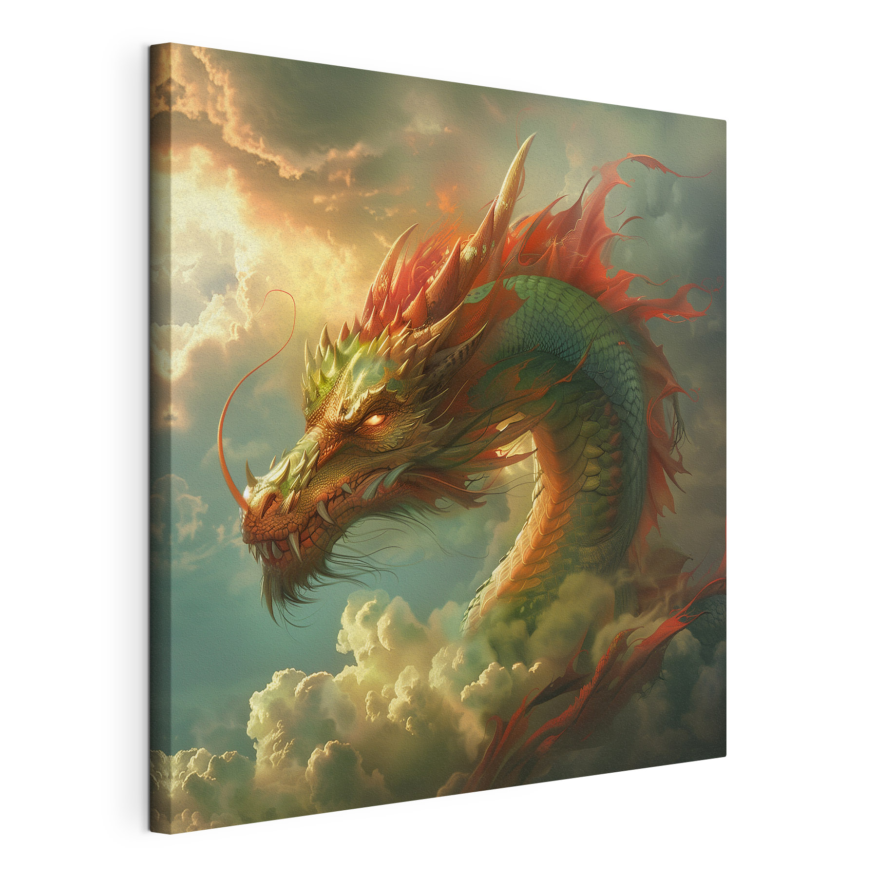 Dragon in the clouds Dragon in the clouds