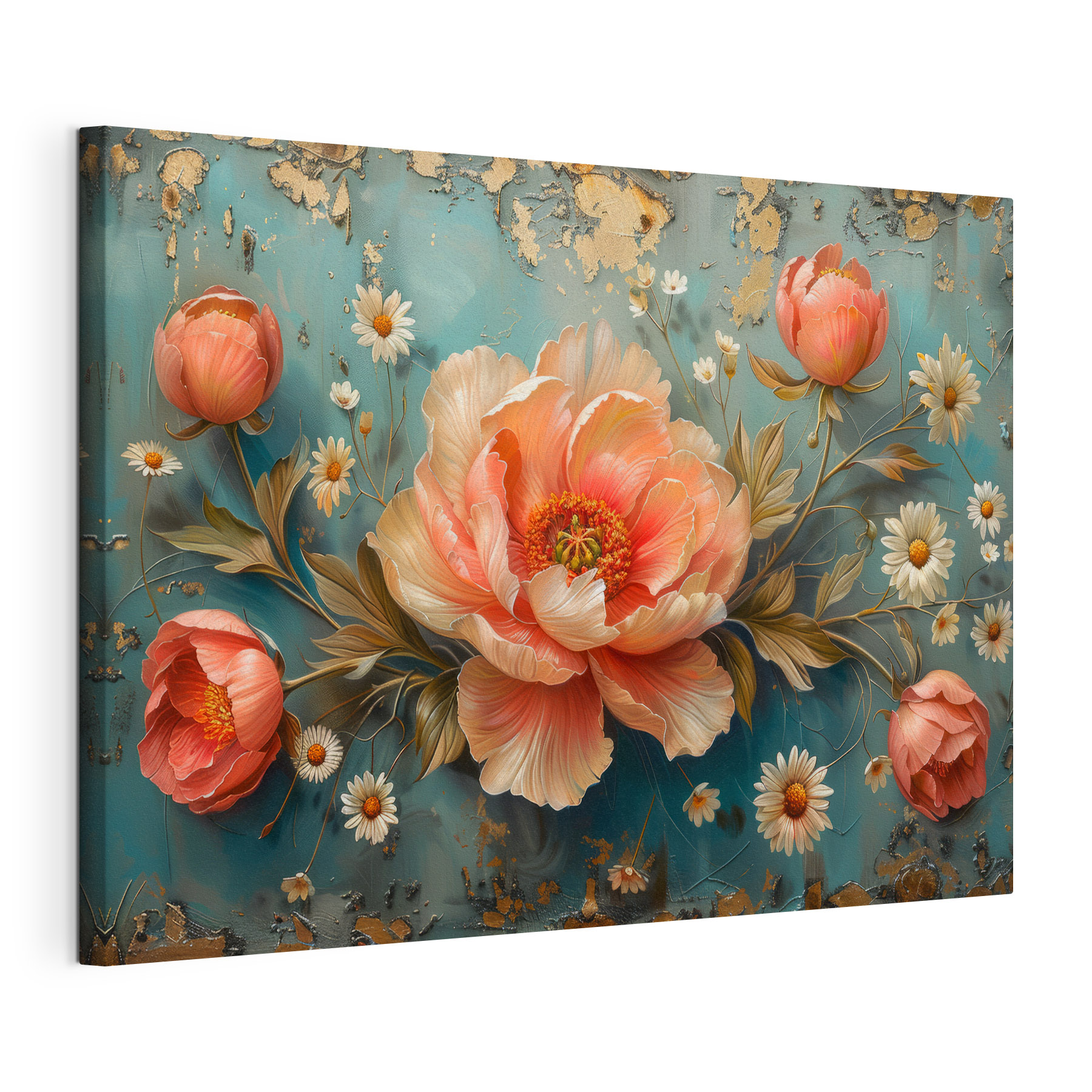 Painting of a flower Painting of a flower